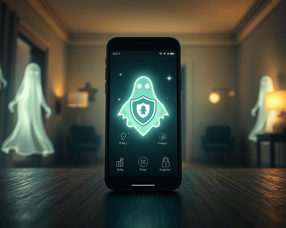 segurança e privacidade aplicativo detector fantasmas