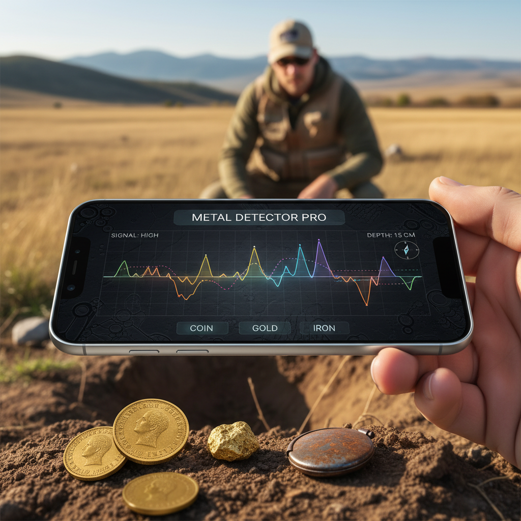 Transforme seu Celular em um Detector de ouro e metais preciosos com aplicativo