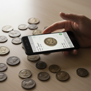Como identificar moedas raras com seu celular: guia prático do aplicativo