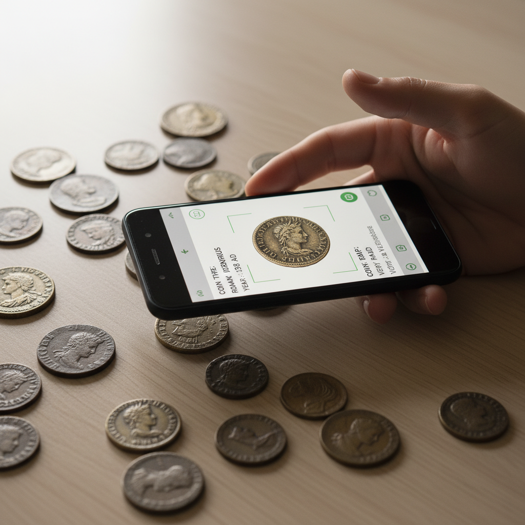 Como identificar moedas raras com seu celular: guia prático do aplicativo