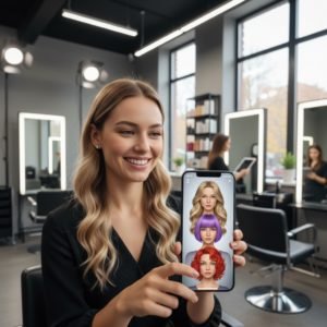 Simule novos penteados com IA antes de ir ao salão