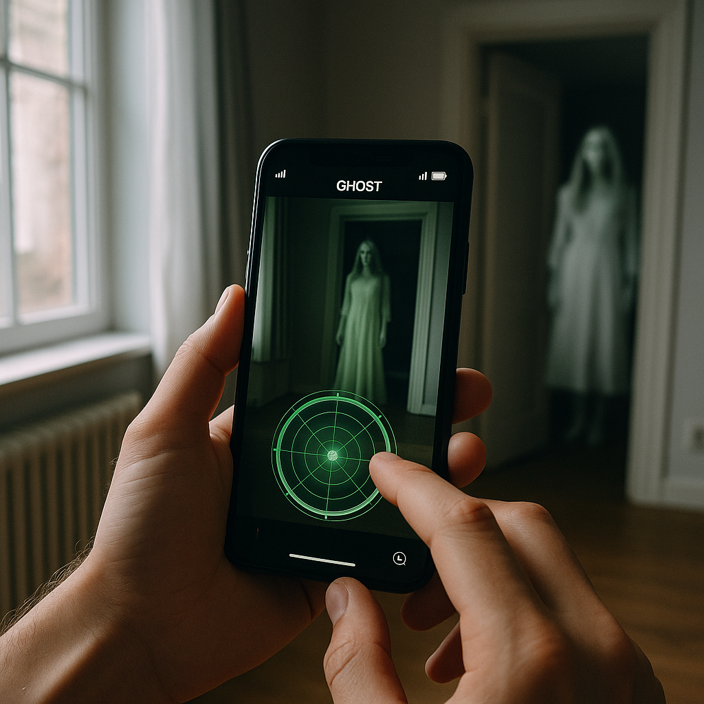 Aplicativo para Encontrar Fantasmas em Casa