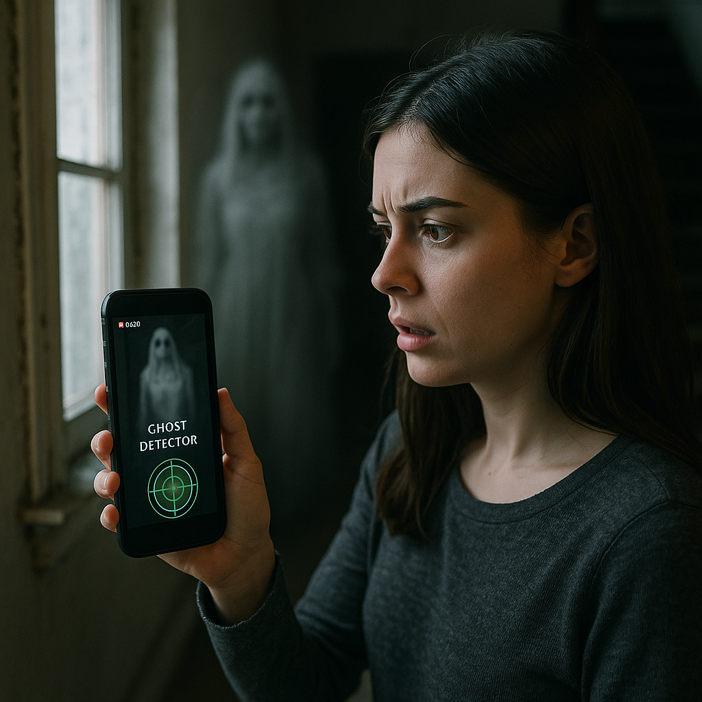 Descubra Fantasmas ao seu Redor usando nosso Aplicativo