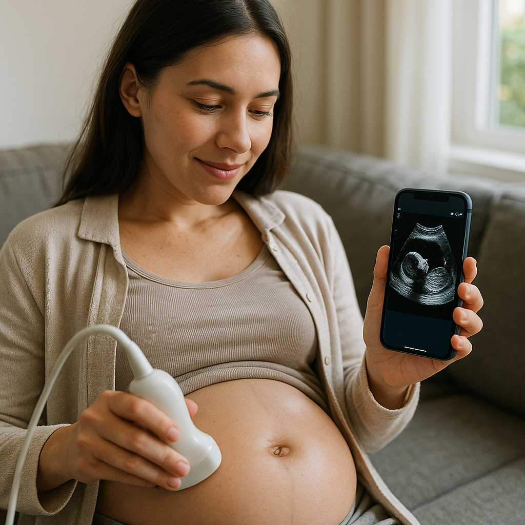 Quer ver seu Bebê? Faça Ultrassom usando seu Celular com o APP