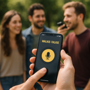 APP Walkie Talkie: Mande Áudios para todos seus Amigos