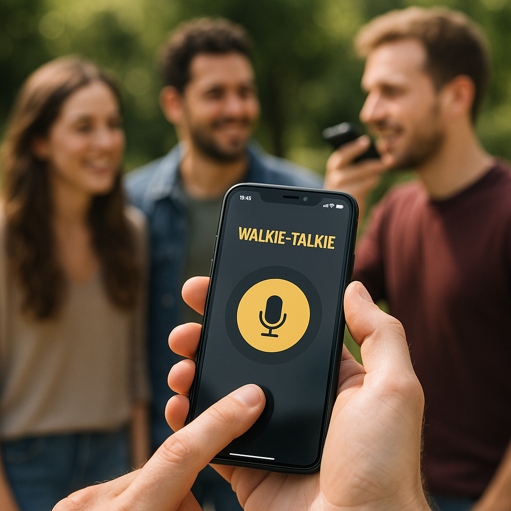 APP Walkie Talkie: Mande Áudios para todos seus Amigos