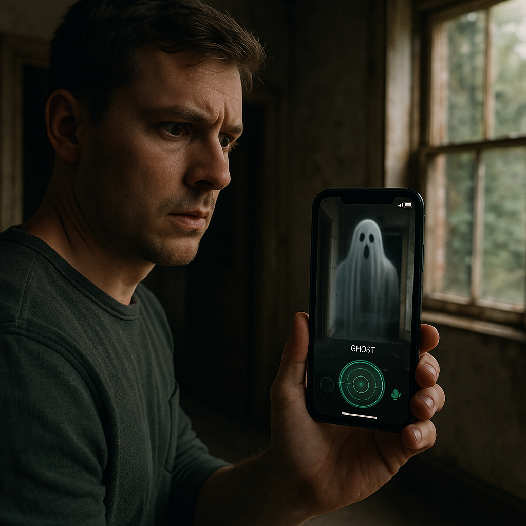 Descubra Fantasmas Próximos de Você com o App
