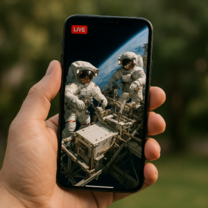Acompanhe os Astronautas em Missão Espacial Ao Vivo