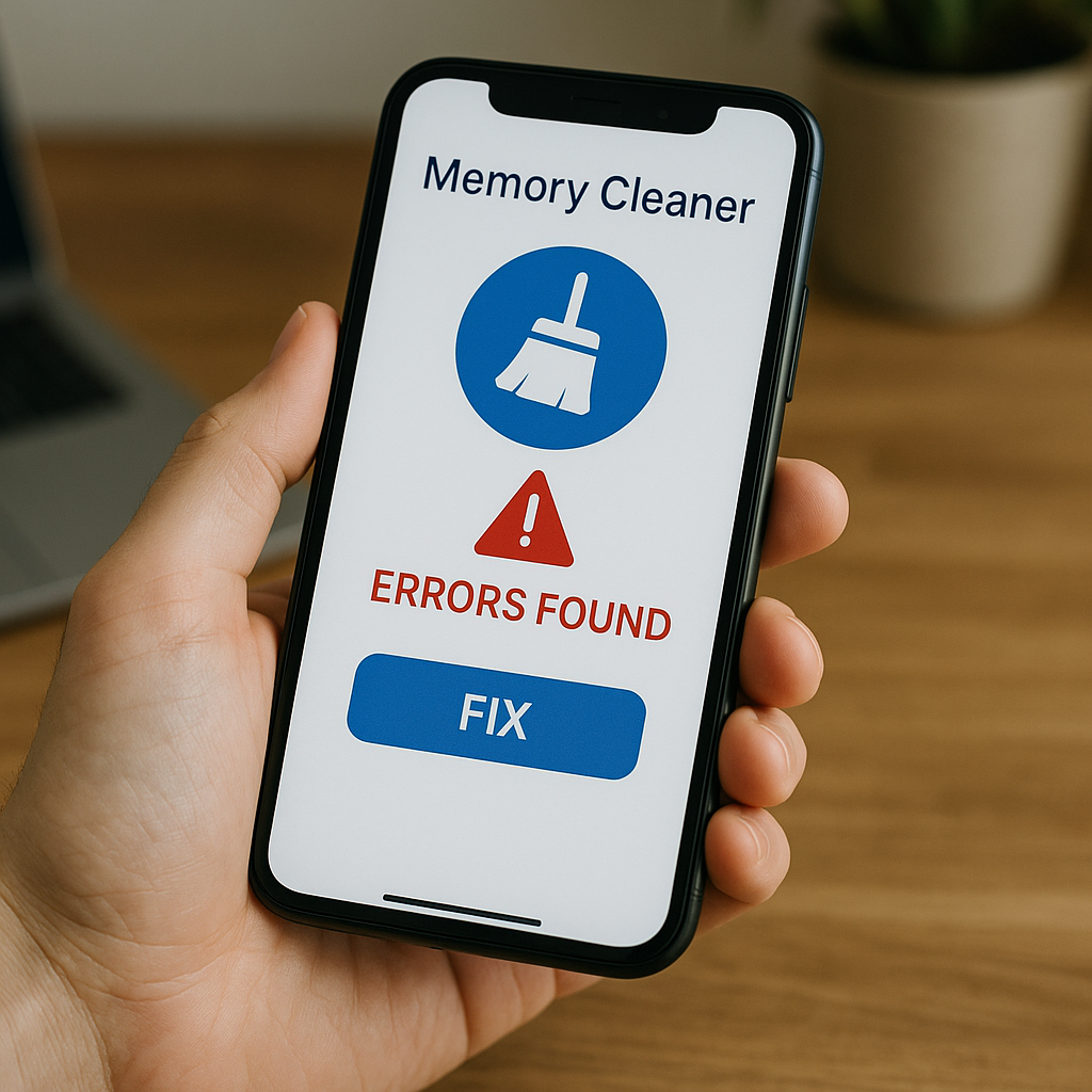 App Limpador de Memória: Erros e Soluções
