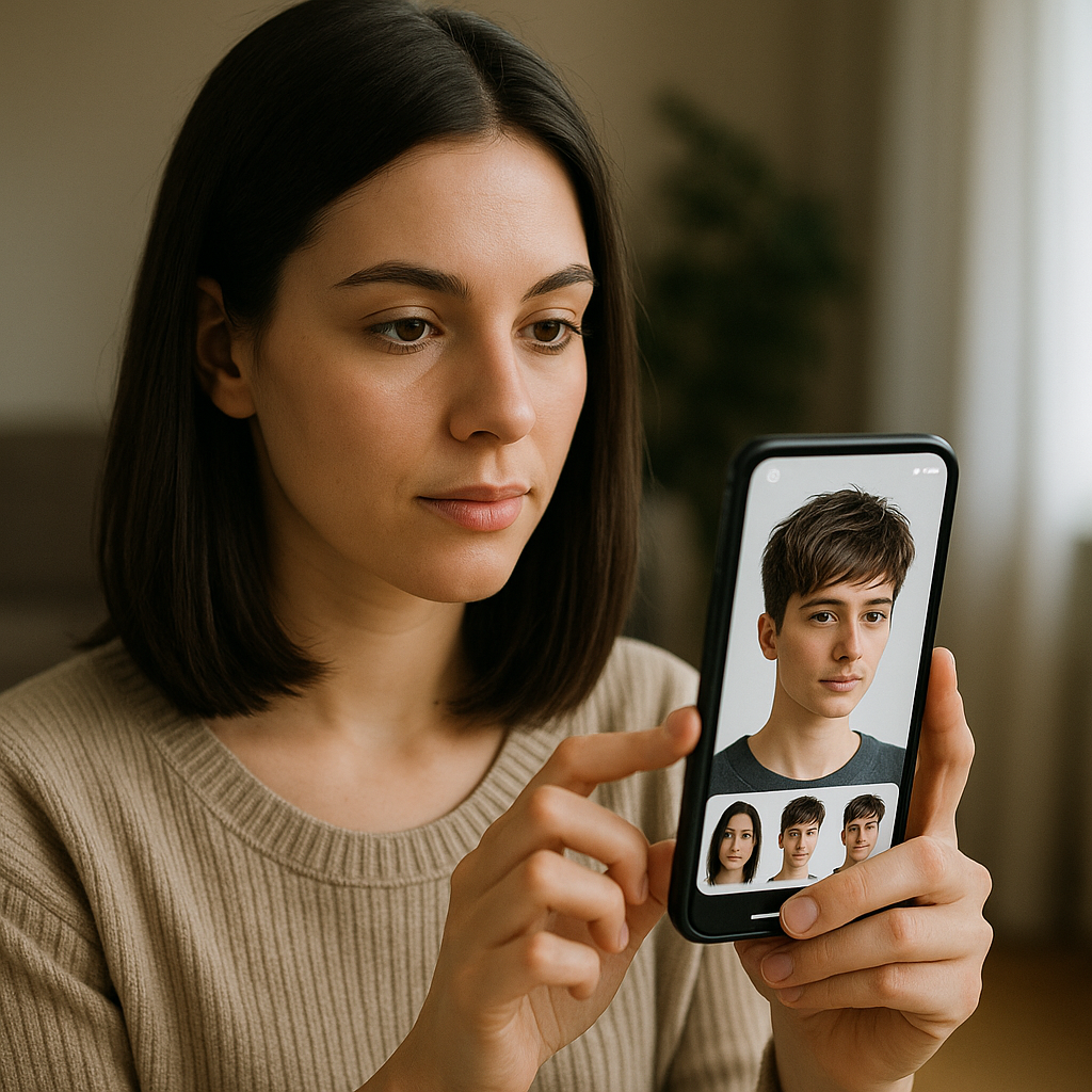 Simula: Visualize Seu Novo Corte de Cabelo