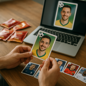 Crie Sua Figurinha da Copa Personalizada