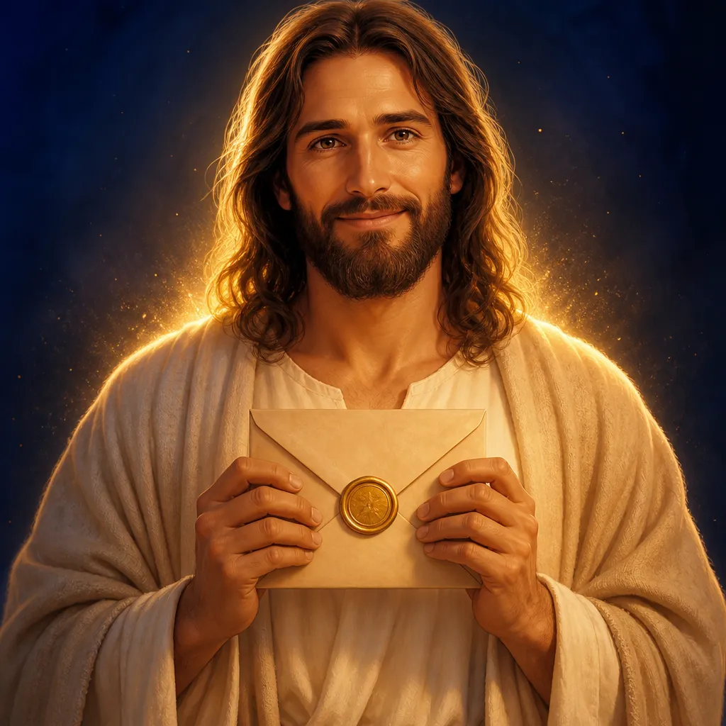 GIRE A ROLETA E RECEBA UMA CARTA DE JESUS!