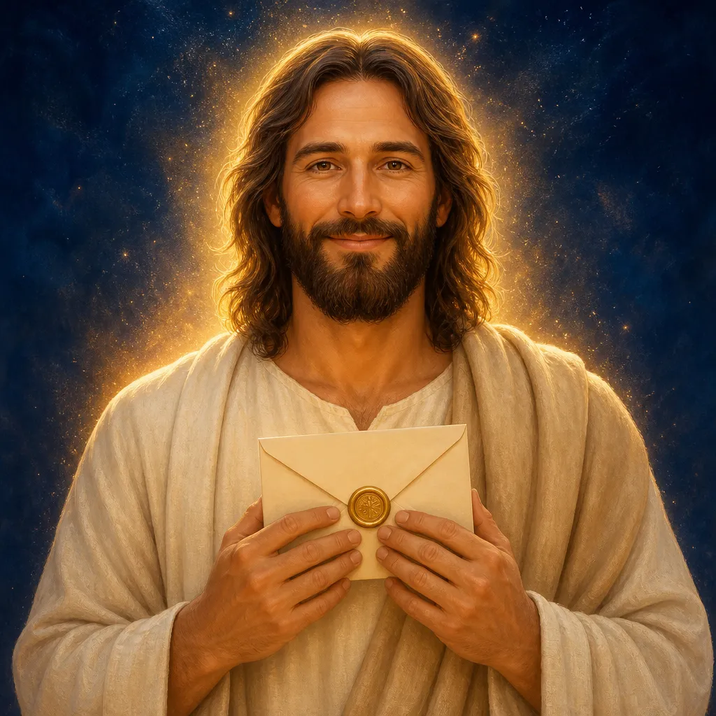 GIRE A ROLETA E RECEBA UMA CARTA DE JESUS!